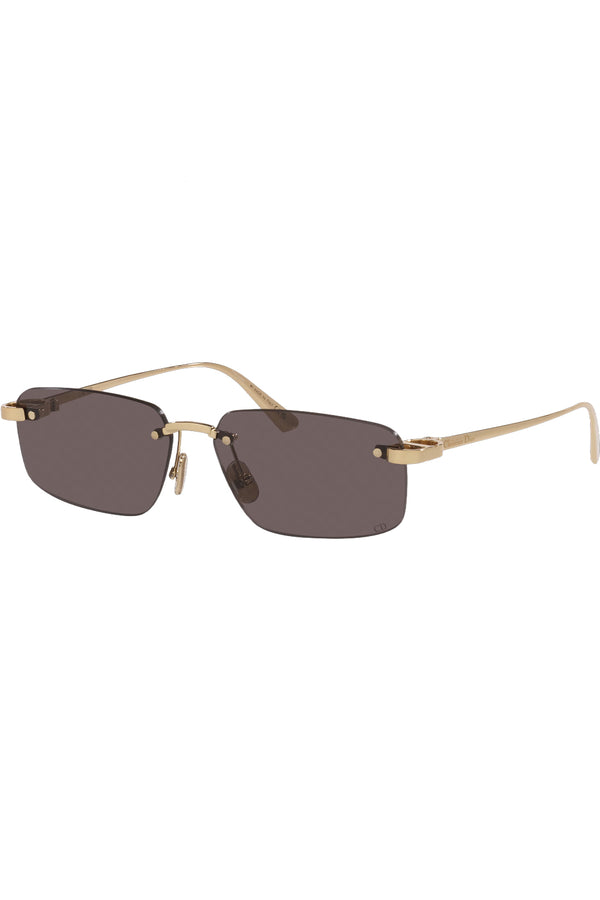 Rectangular Metal Frameless Sunglasses