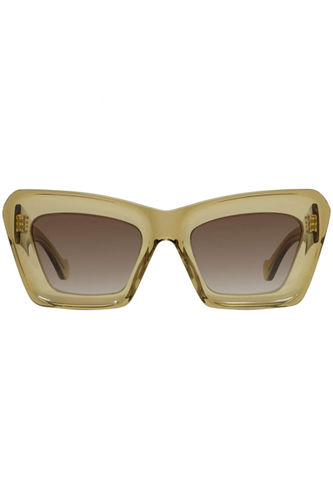 Beveled Cat Eye Anagram Sunglasses