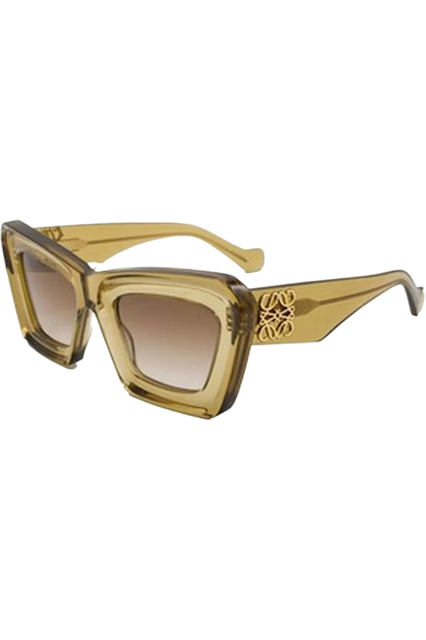 Beveled Cat Eye Anagram Sunglasses