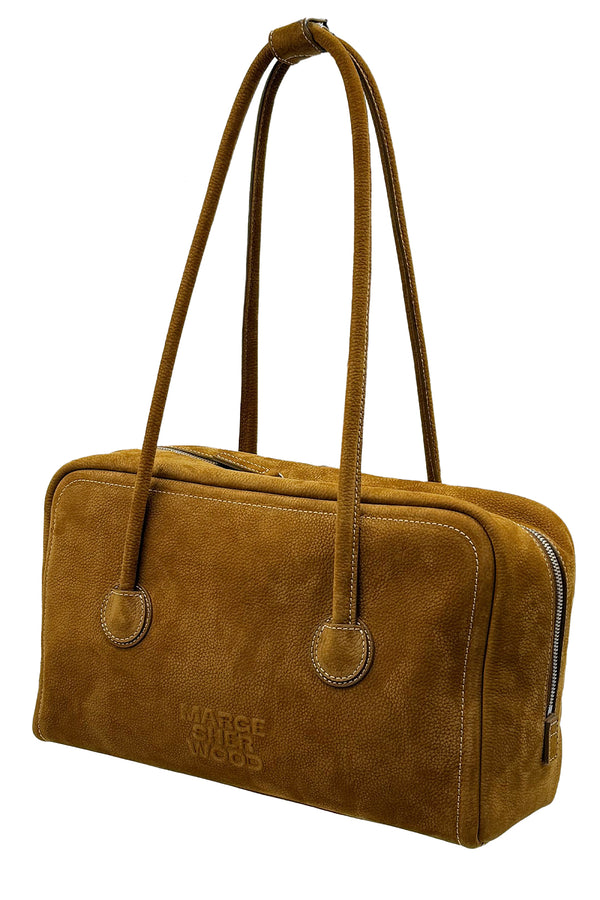 Soft Boston Nubuck Leather Bag