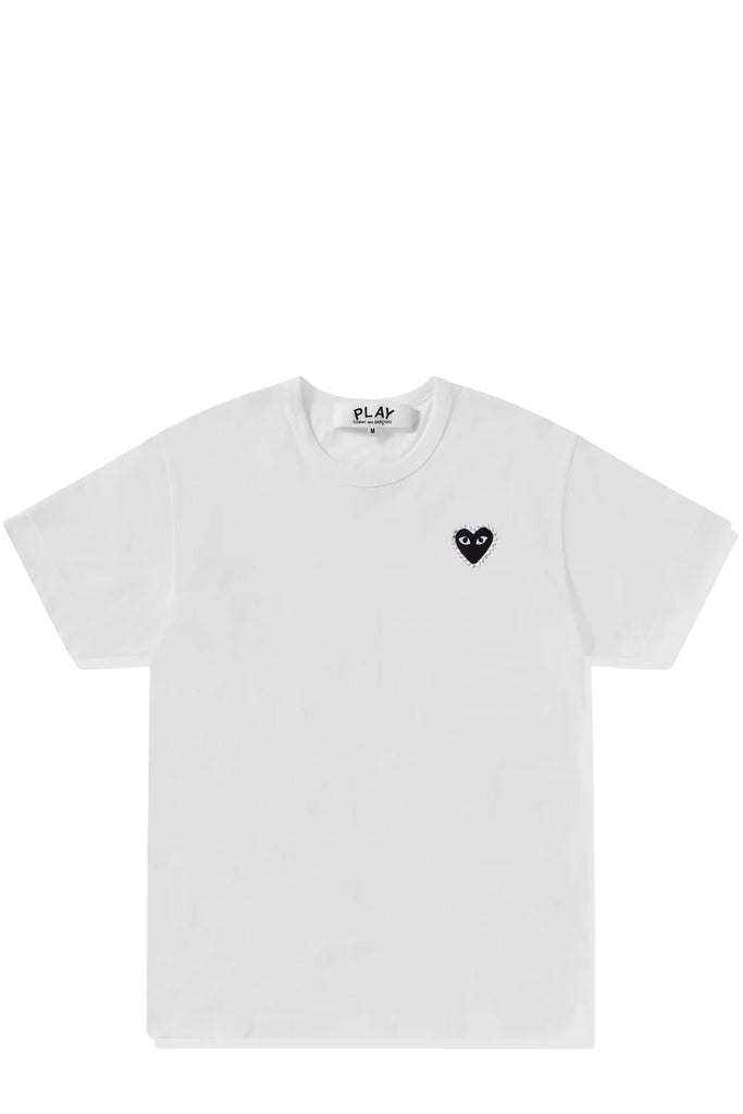 Small Black Rhinestone Heart Unisex Play T-Shirt