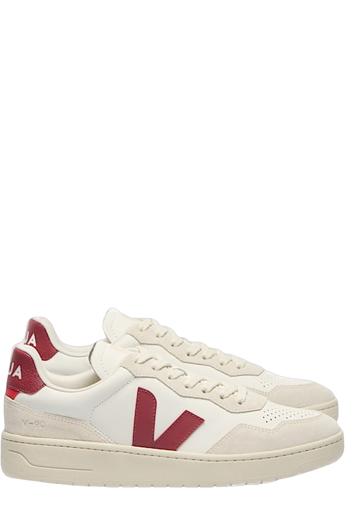V-90 Organic-Traced Leather Sneakers