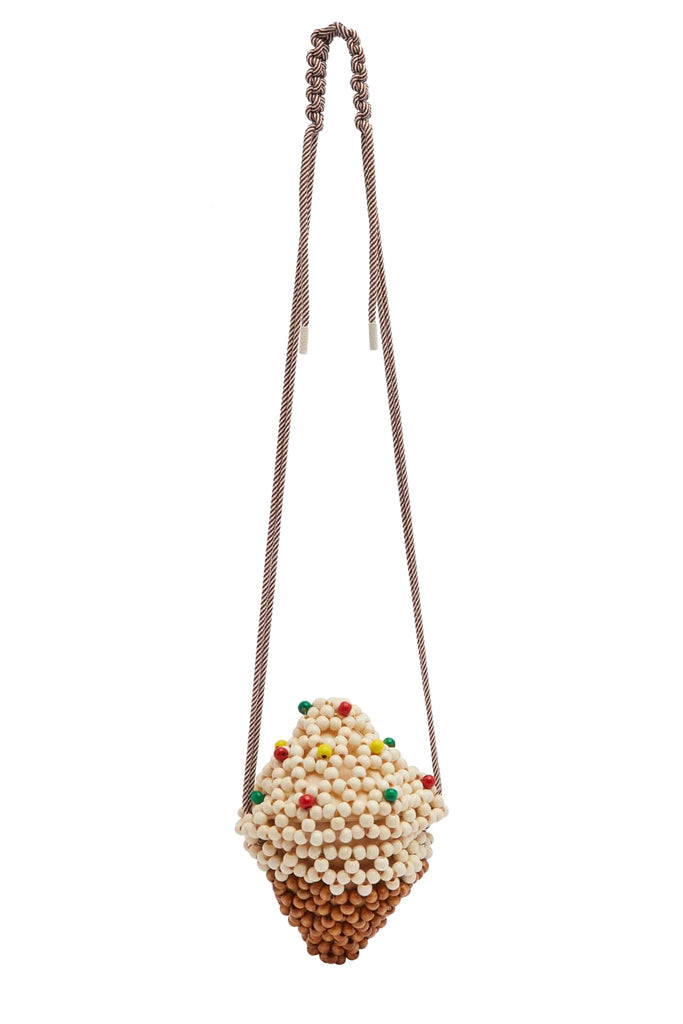 Wood Bead Gelato Mini Bag