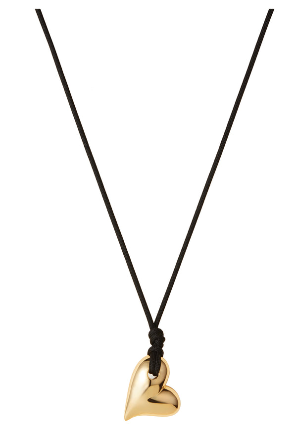 Art Heart On A String Necklace