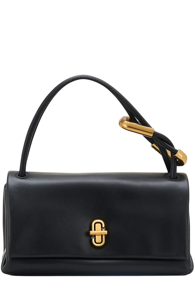 The Mini Leather Dual Top Handle Bag