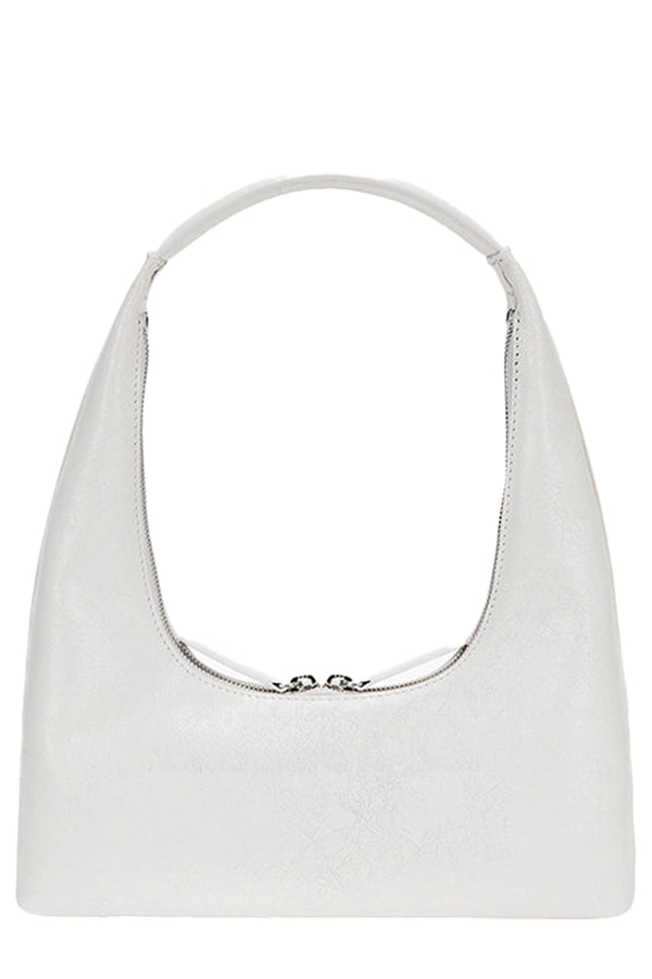 Margesherwood X Peanuts Hobo Cracked Leather Shoulder Bag