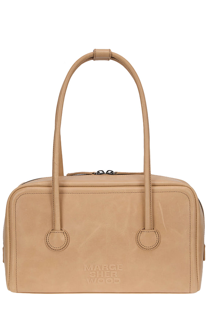 Soft Boston Pull-Up Small Leather Bag