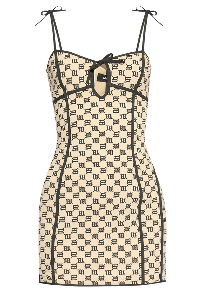 Monogram Coquette mini ruha 