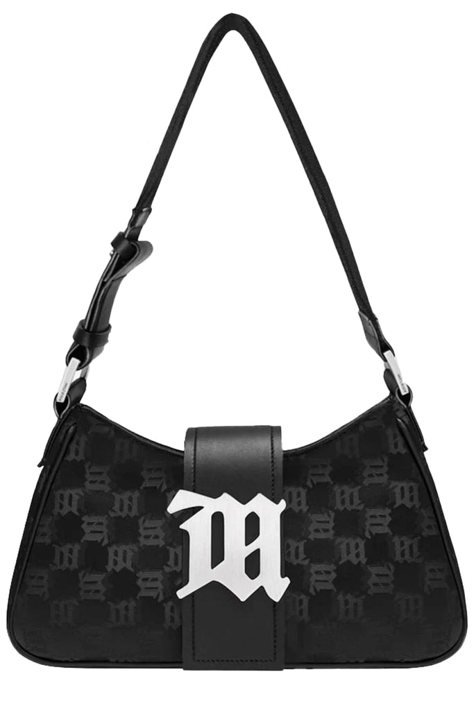 Nylon monogram közepes válltáska