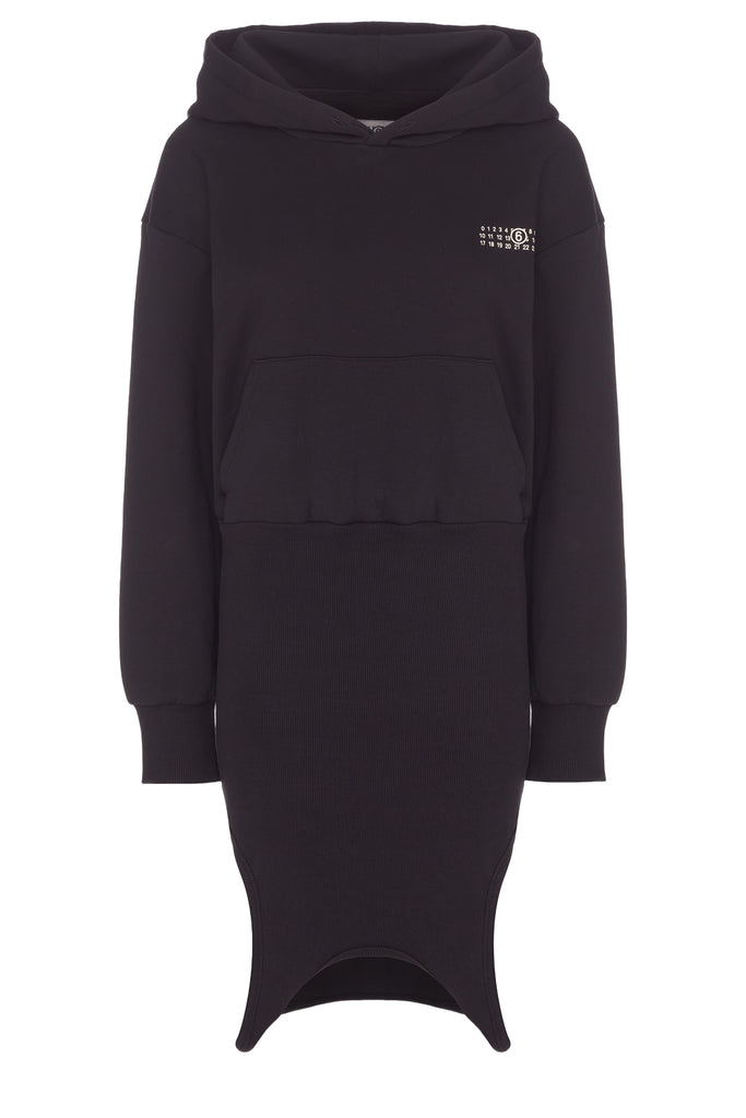 The Oversized Sweatshirt in black colour from the brand MM6 Maison Margiela