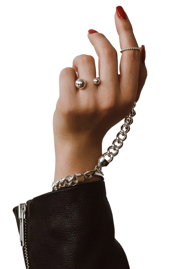 Big Bomb Multisize Ring ezüst