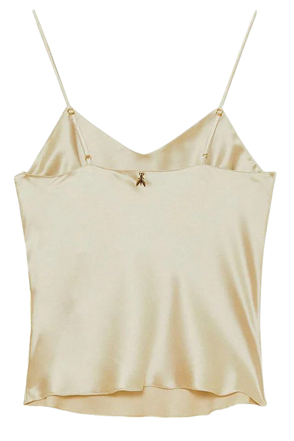 Szatén Skinny Bustier felső