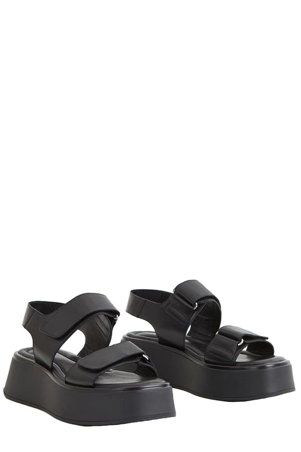 Courtney platform bőrszandál