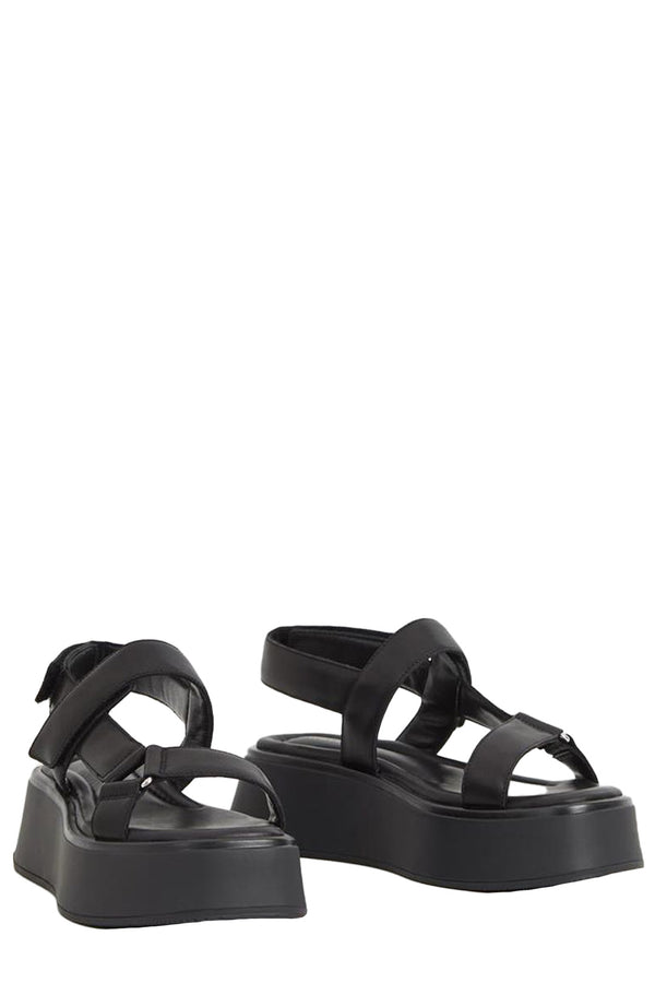 Courtney platform bőrszandál
