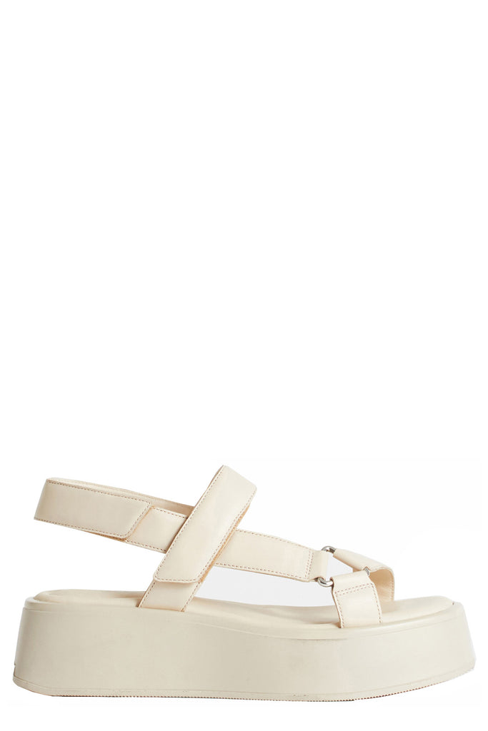 Courtney platform bőrszandál