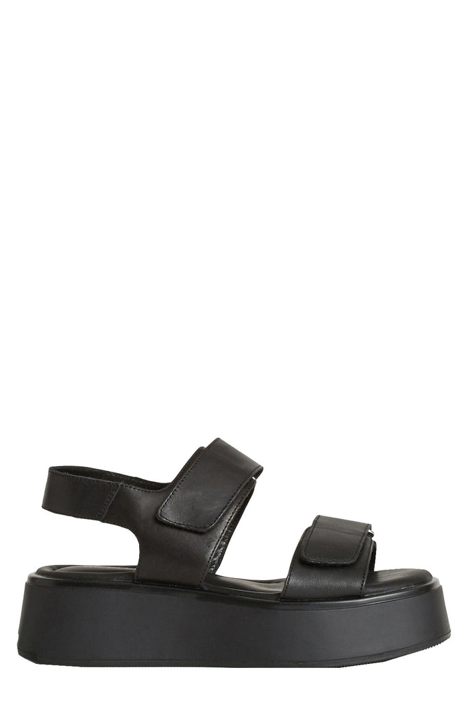 Courtney platform bőrszandál
