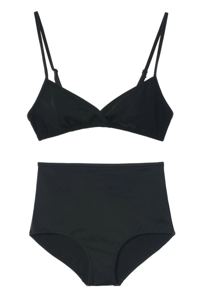 The Brigitte Black bikini