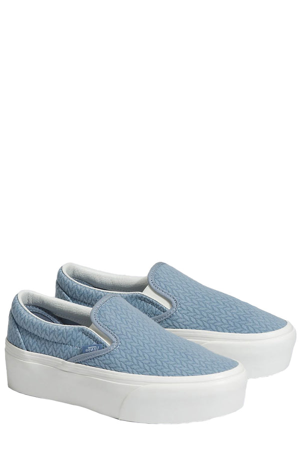 Klasszikus Slip-On kötött sportcipő